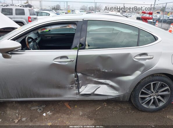 JTHBW1GG0G2115680 2016 LEXUS ES 300H Silver Widok z przodu
