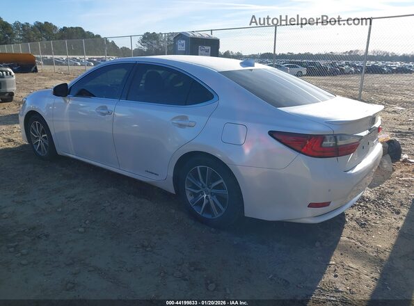 JTHBW1GG0H2145134 2017 LEXUS ES 300H Белый Задняя левая четверть