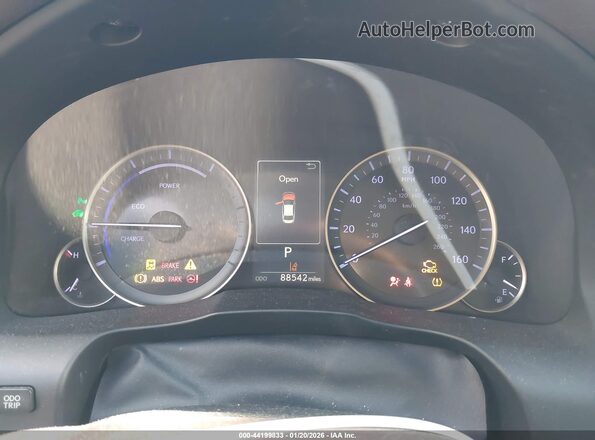 JTHBW1GG0H2145134 2017 LEXUS ES 300H Белый Вид задних сидений
