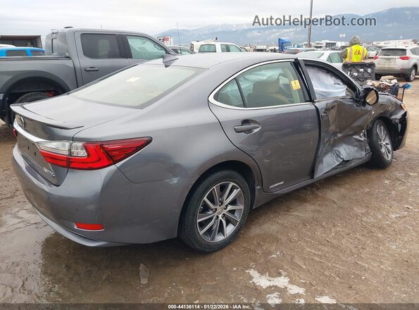 JTHBW1GG2G2108987 2016 LEXUS ES 300H Серый Задняя правая четверть