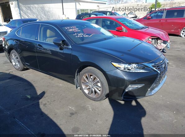 JTHBW1GG6G2111391 2016 LEXUS ES 300H Черный Передняя правая четверть