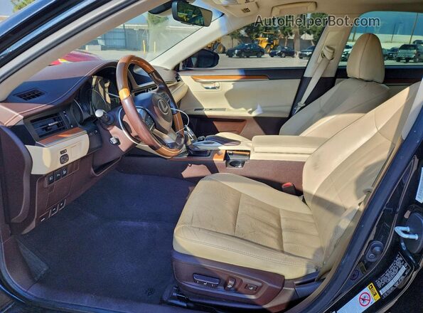 JTHBW1GG8J2193227 2018 LEXUS ES Черный Вид салона спереди