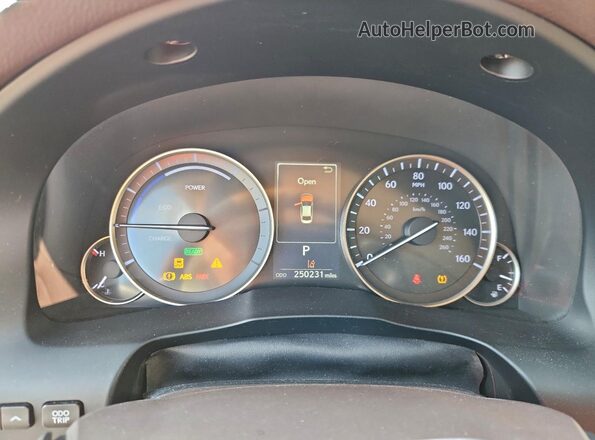 JTHBW1GG8J2193227 2018 LEXUS ES Черный Вид щитка приборов