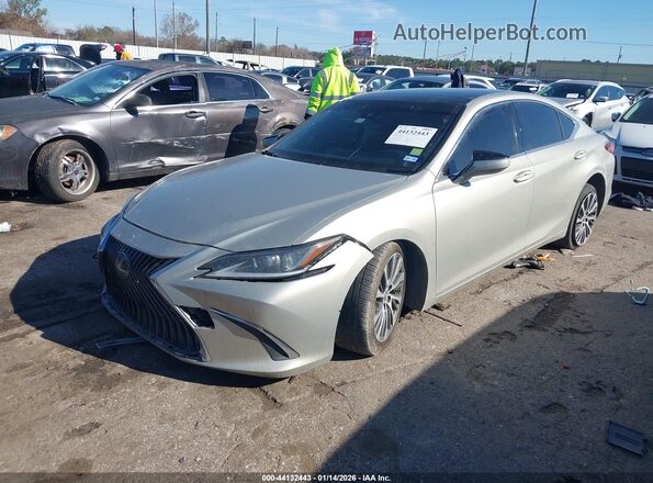 JTHBZ1B12K2001019 2019 LEXUS ES 350 Бежевый Передняя левая четверть
