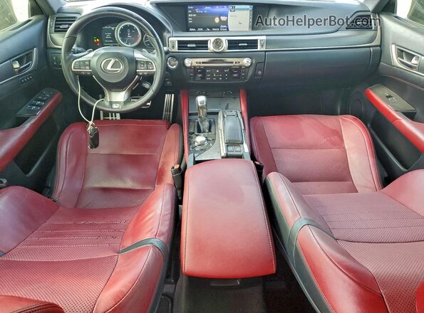 JTHBZ1BL0HA008972 2017 LEXUS GS Черный Вид панели приборов