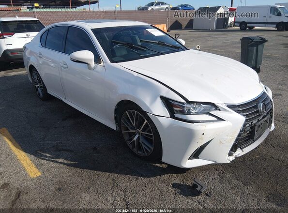 JTHBZ1BL2JA012396 2018 LEXUS GS 350 Белый Передняя правая четверть