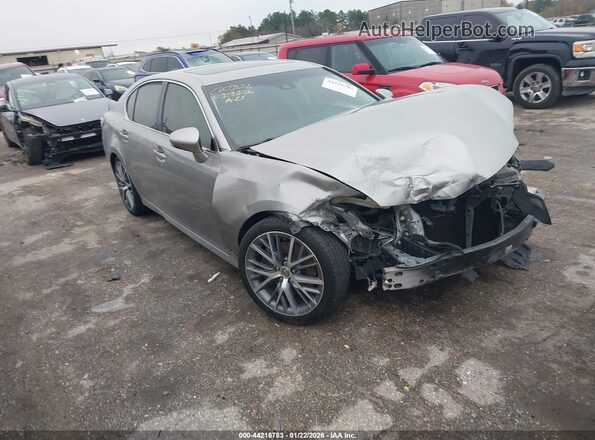 JTHBZ1BL2JA016772 2018 LEXUS GS 350 Желто-коричневый Передняя правая четверть