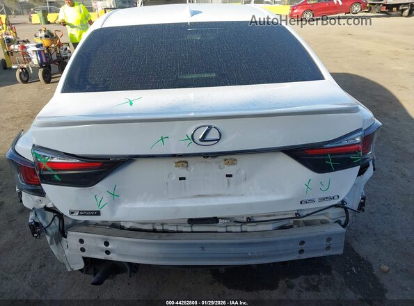 JTHBZ1BL3JA014822 2018 LEXUS GS 350 Белый Вид спереди
