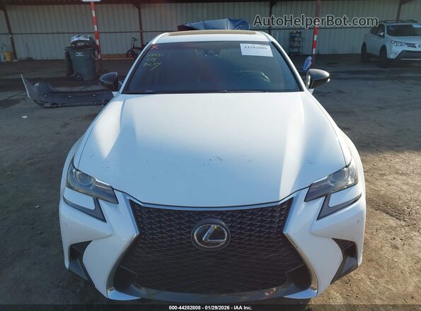 JTHBZ1BL3JA014822 2018 LEXUS GS 350 Белый Вид задней части салона