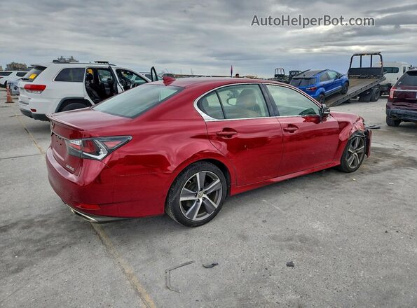 JTHBZ1BL4GA001442 2016 LEXUS GS Красный Задняя правая четверть