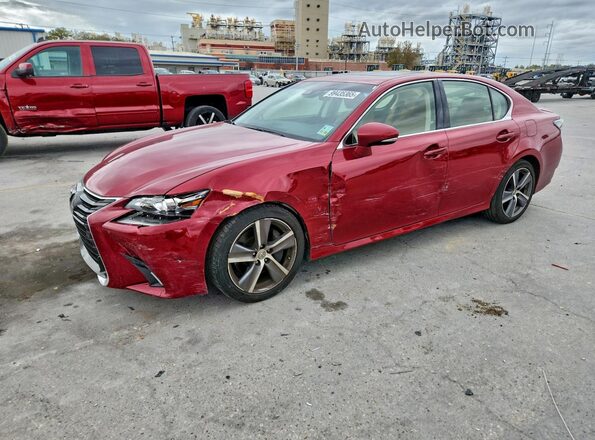 JTHBZ1BL4GA001442 2016 LEXUS GS Красный Передняя левая четверть
