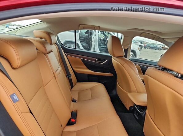 JTHBZ1BL4GA001442 2016 LEXUS GS Красный Вид задних сидений