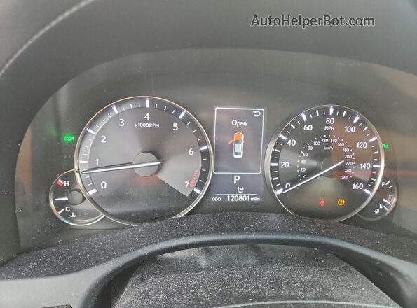JTHBZ1BL4GA001442 2016 LEXUS GS Красный Вид щитка приборов