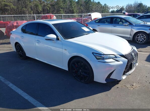 JTHBZ1BL4HA010367 2017 LEXUS GS 350 Белый Передняя правая четверть