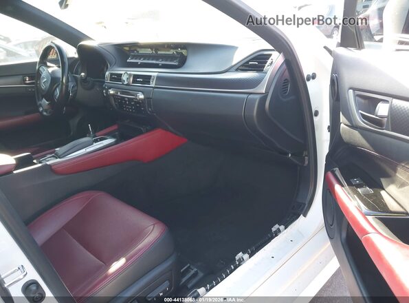 JTHBZ1BL4HA010367 2017 LEXUS GS 350 Белый Вид салона спереди
