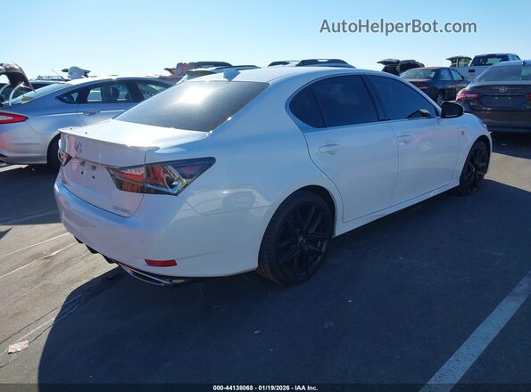 JTHBZ1BL4HA010367 2017 LEXUS GS 350 Белый Задняя правая четверть