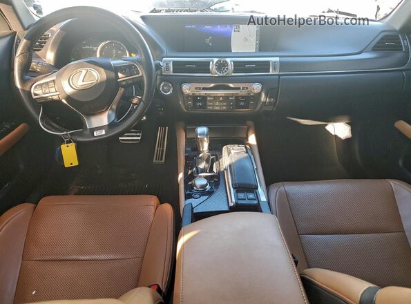 JTHBZ1BL5JA015499 2018 LEXUS GS Белый Вид панели приборов