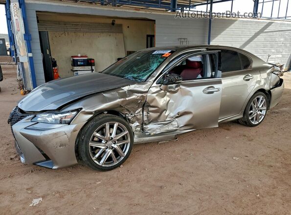 JTHBZ1BL5KA018257 2019 LEXUS GS Silver Առջևի ձախ երեք քառորդ տեսարան