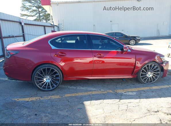 JTHBZ1BL7GA001063 2016 LEXUS GS 350 Red Rear interior view
