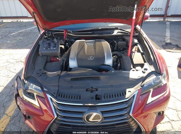 JTHBZ1BL7GA001063 2016 LEXUS GS 350 Red Rear view