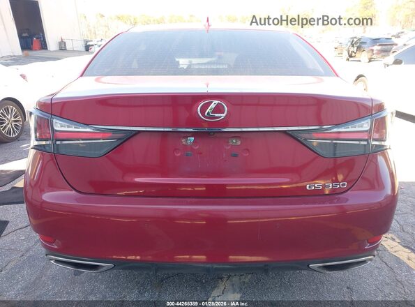 JTHBZ1BL7GA001063 2016 LEXUS GS 350 Red 