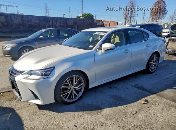 JTHBZ1BL9JA014341 2018 LEXUS GS Белый Передняя левая четверть