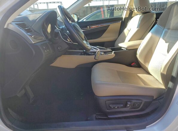 JTHBZ1BL9JA014341 2018 LEXUS GS Белый Вид салона спереди