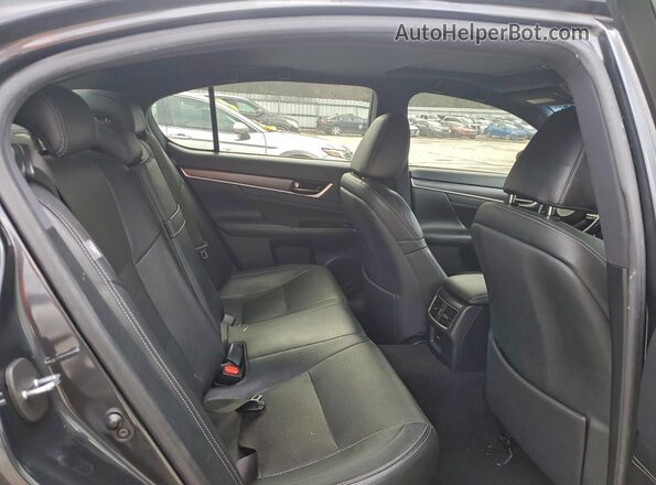 JTHBZ1BLXHA010275 2017 LEXUS GS Серый Вид задних сидений