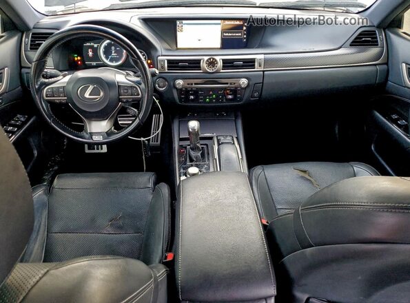 JTHBZ1BLXHA010275 2017 LEXUS GS Серый Вид панели приборов