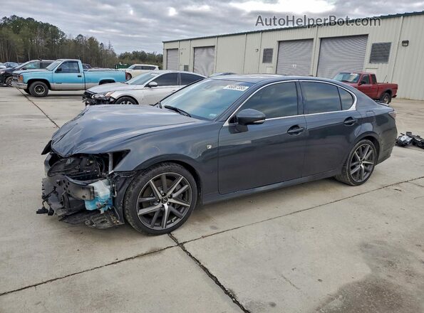 JTHBZ1BLXHA010275 2017 LEXUS GS Серый Передняя левая четверть