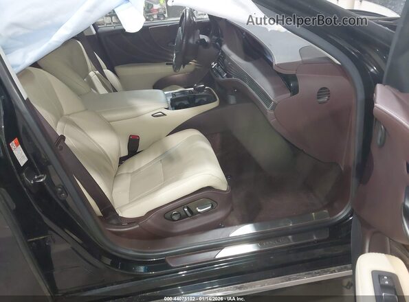 JTHC51FF6K5006678 2019 LEXUS LS 500 Черный Вид салона спереди