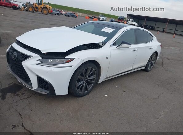 JTHC51FF9J5004440 2018 LEXUS LS 500 Белый Передняя левая четверть