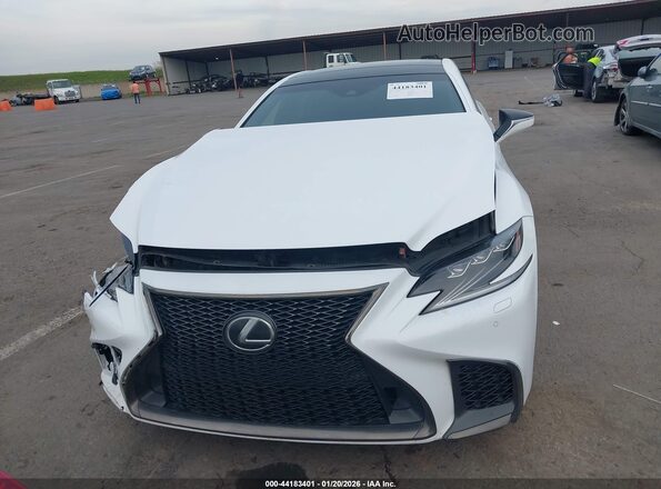 JTHC51FF9J5004440 2018 LEXUS LS 500 Белый Вид щитка приборов