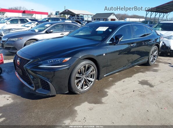 JTHC51FFXJ5000249 2018 LEXUS LS 500 Черный Передняя левая четверть