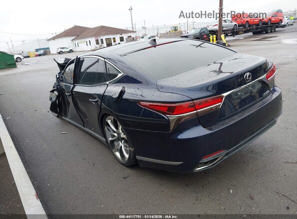 JTHC5LFF4J5001991 2018 LEXUS LS 500 Синий Задняя левая четверть
