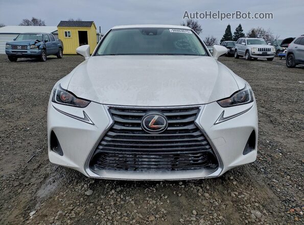 JTHC81D21J5028237 2018 LEXUS IS Белый Вид спереди