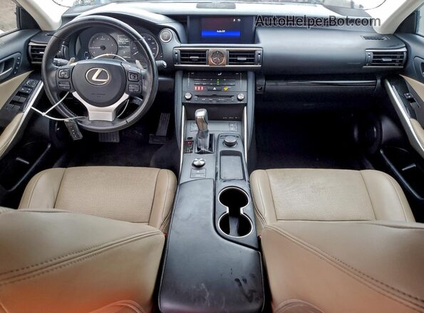 JTHC81D21J5028237 2018 LEXUS IS Белый Вид панели приборов