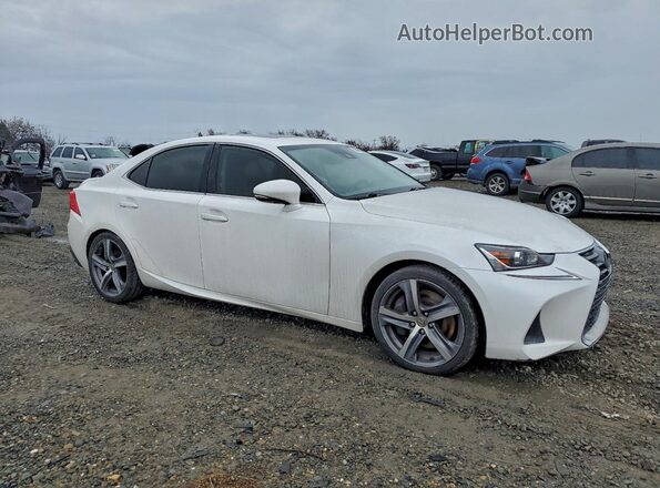 JTHC81D21J5028237 2018 LEXUS IS Белый Передняя правая четверть