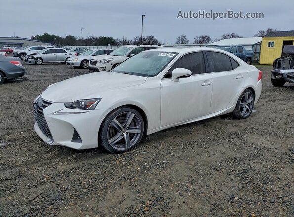 JTHC81D21J5028237 2018 LEXUS IS Белый Передняя левая четверть