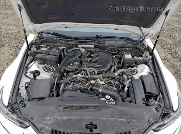 JTHC81D21J5028237 2018 LEXUS IS Белый Вид задней части салона