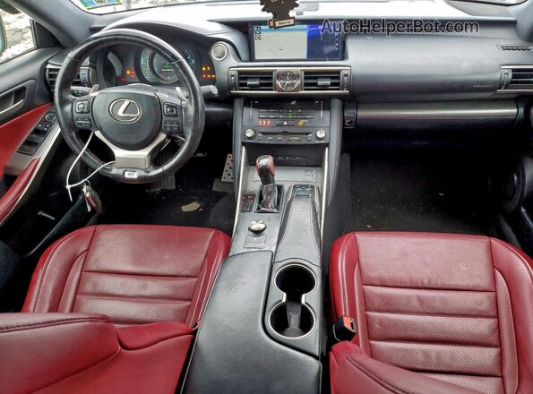 JTHC81D25J5030749 2018 LEXUS IS Белый Вид панели приборов