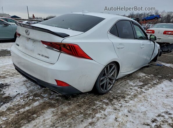 JTHC81D25J5030749 2018 LEXUS IS Белый Задняя правая четверть
