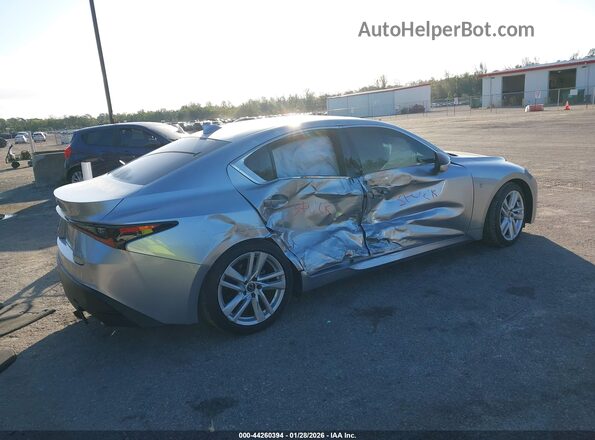 JTHCA1D24P5128362 2023 LEXUS IS 300 Серебряный Задняя правая четверть