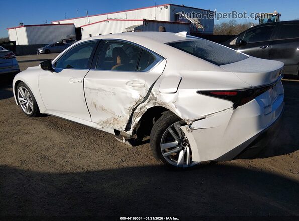 JTHCA1D27M5114130 2021 LEXUS IS 300 Белый Задняя левая четверть