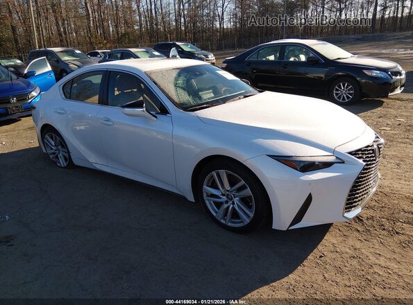 JTHCA1D27M5114130 2021 LEXUS IS 300 Белый Передняя правая четверть
