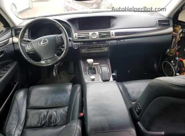 JTHCL5EF3H5029021 2017 LEXUS LS Черный Вид панели приборов