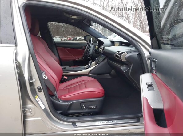 JTHCM1D20G5013975 2016 LEXUS IS 300 Бежевый Вид салона спереди