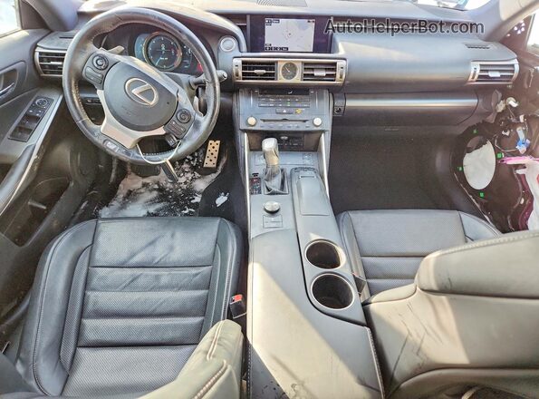 JTHCM1D21G5013712 2016 LEXUS IS Черный Вид панели приборов