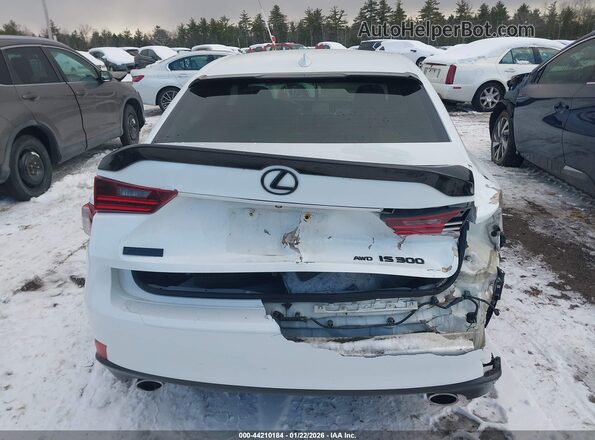 JTHCM1D22G5006641 2016 LEXUS IS 300 White Widok z przodu