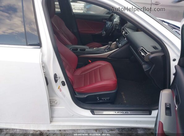 JTHCM1D22G5006641 2016 LEXUS IS 300 White Widok wnętrza z przodu